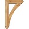 Ekena Millwork Thorton Arts and Crafts Rough Sawn Bracket w/ Offset Brace, Western Red Cedar, 6"W x 22"D x 34"H BKT0604X22X34THR03RWR - alternate 3